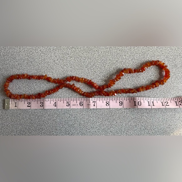 Carnelian Chip Necklace - Picture 7 of 8